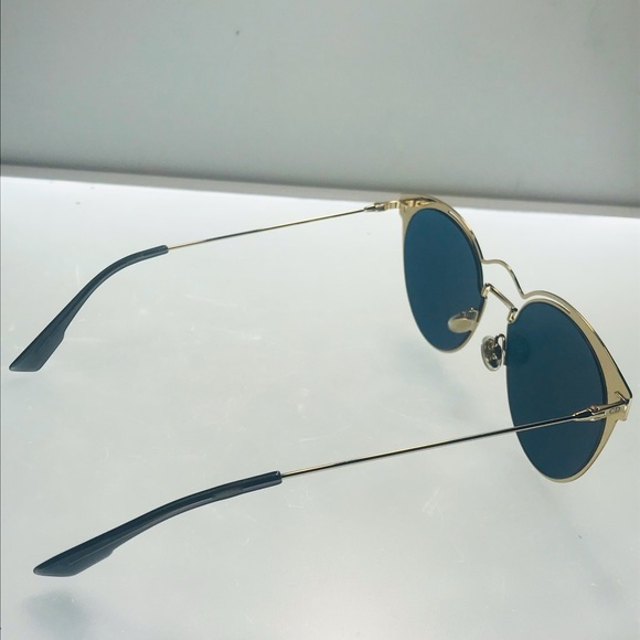 Dior Blue Ship Same Day Gold Nebula 000a9 Sunglasses - Picture 11 of 15